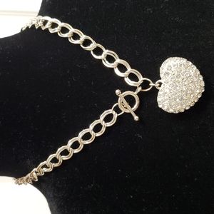 Rhinestone necklace set